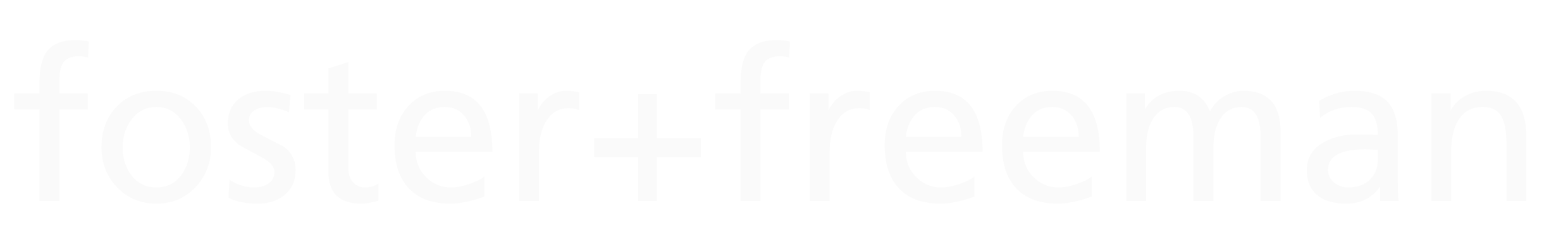 Foster+Freeman Logo in white