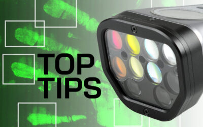 Top Tips: Using the Crime-lite X to Visualise Fingermarks Treated with 1,2-Indandione