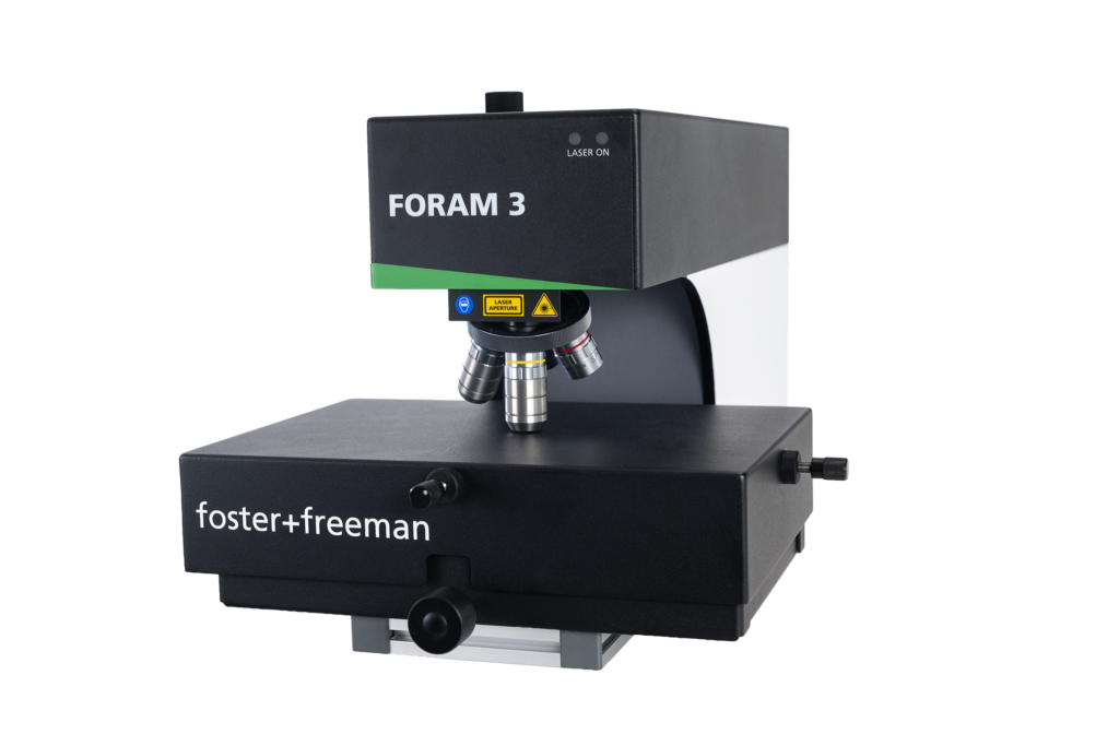 Raman spectrometers for the examination of ink, toners and other materials attached to documents